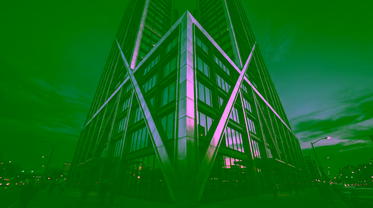 Modern institutional architecture representing GDV Holdings' governance framework